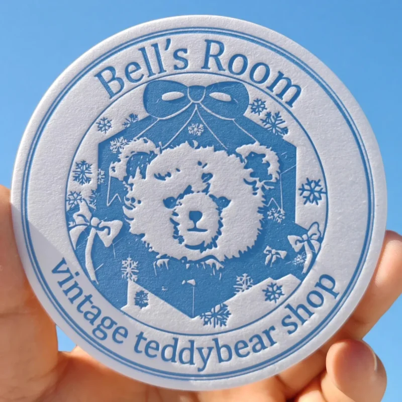 100 Letterpress Custom Coaster