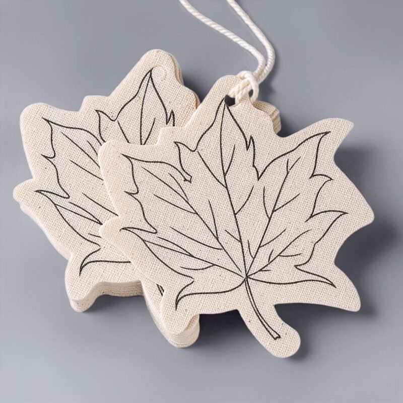 500 Custom Cotton Linen Hang Tags Minimalist Artistic Irregular Hang Tags